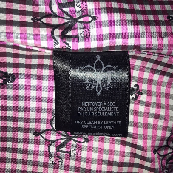 Mackage Black Trench Coat - Picture 5 of 6